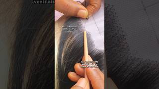 Most beginners make this mistake”. #hairventilation #wigs #beginnerfriendly #shorts