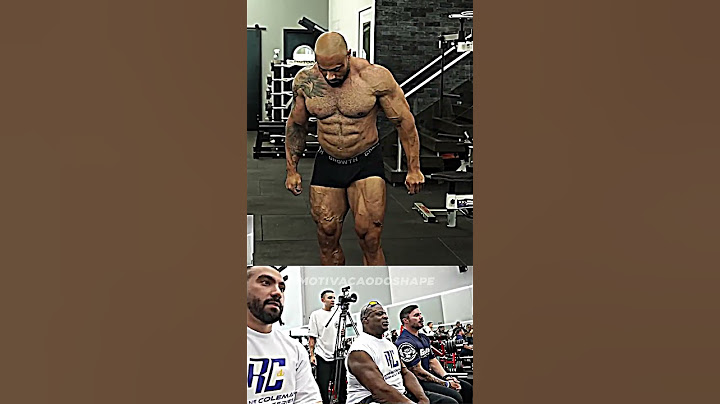 Ronnie Coleman avaliando Júlio Balestrin! #motivação #motivacional