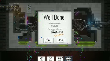 Bridge Constructor Portal PROFICIENCY Level 22