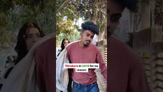 Tiktokers in 2018 for no reason || #youtubeshorts  #tiktok #tiktokviral #trendingshorts #shorts