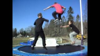 Extreme Trampoline Tricks 2012