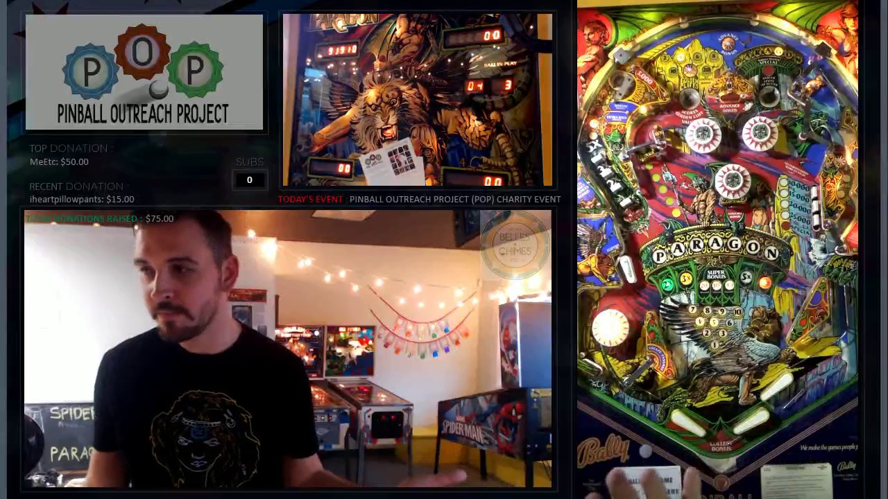 Pinball Outreach Project Charity Event with Belles and Chimes PDX