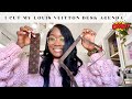 I CUT MY LOUIS VUITTON DESK AGENDA | UGH