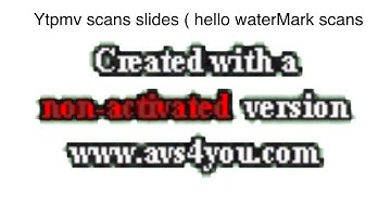 Ytpmv Scan slides (and hello watermark scans)
