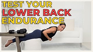 How Strong Is Your Low Back? Try This At Home Test!