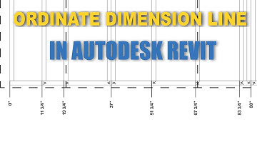 Ordinate Dimension Lines in Revit
