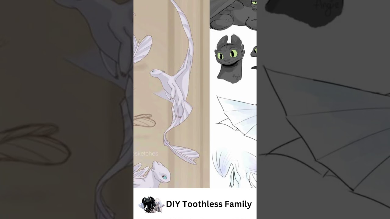 How to create the ultimate DIY Toothless Family