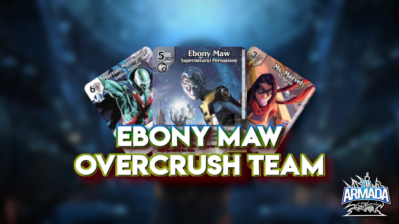 Ebony Maw Overcrush Team | Dice Masters Team Breakdown!