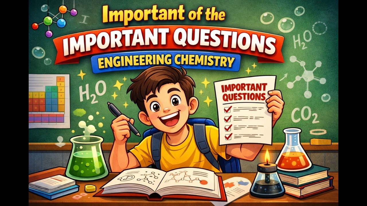 Most Important of Important Questions Engineering Chemistry BT-101 | RGPV 1st Sem Exam