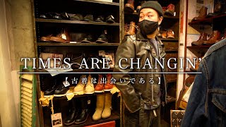 【Vlog#4】古着の名店で冬服を探しに行ったら大収穫！【 Times are Changin'】
