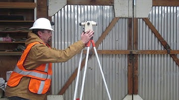 Setting A Transit To Level By Operator Johannes