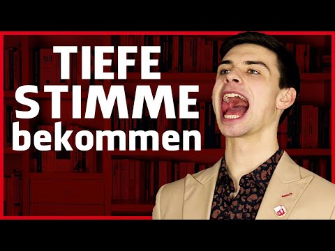 Video: Wie Man Eine Tiefe Stimme Macht