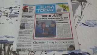 USA Today Back to the Future edition Newspaper!