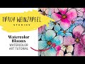 Watercolor blooms beginner watercolor art tutorial