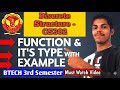 Function &amp; Its Types in Discrete Structure | One-One, Onto, Bijective | CS302 RGPV