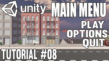 How To Create a Main Menu in Unity - Beginners #08