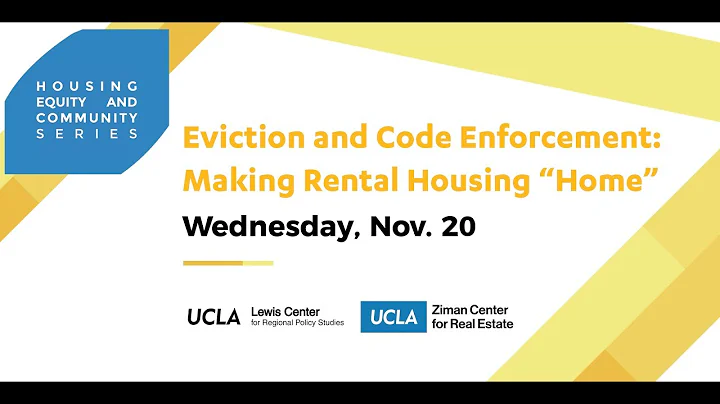 Housing, Equity and Community Series: Making Rental Housing "Home"