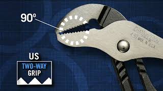 Channellock 9 1/2 inch V-bektang met groef en bek, modelnr. 422