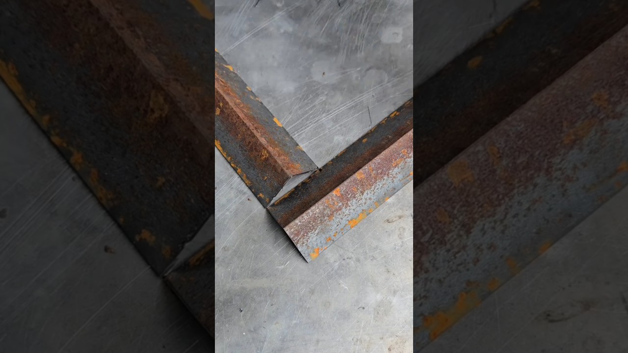 The technique of making a 90-degree connection on a profile angle is same size