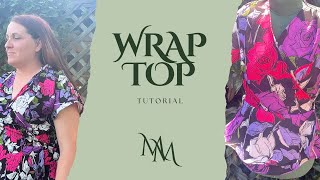 Flat Pattern Drafting A Wrap Top