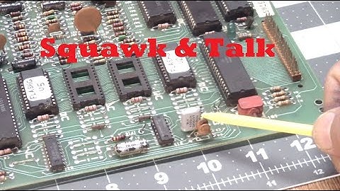 AE#167 Repairing A Bally Squawk & Talk Audio Board