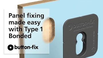 Panel fixing made easy with Button-fix Type 1 Bonded