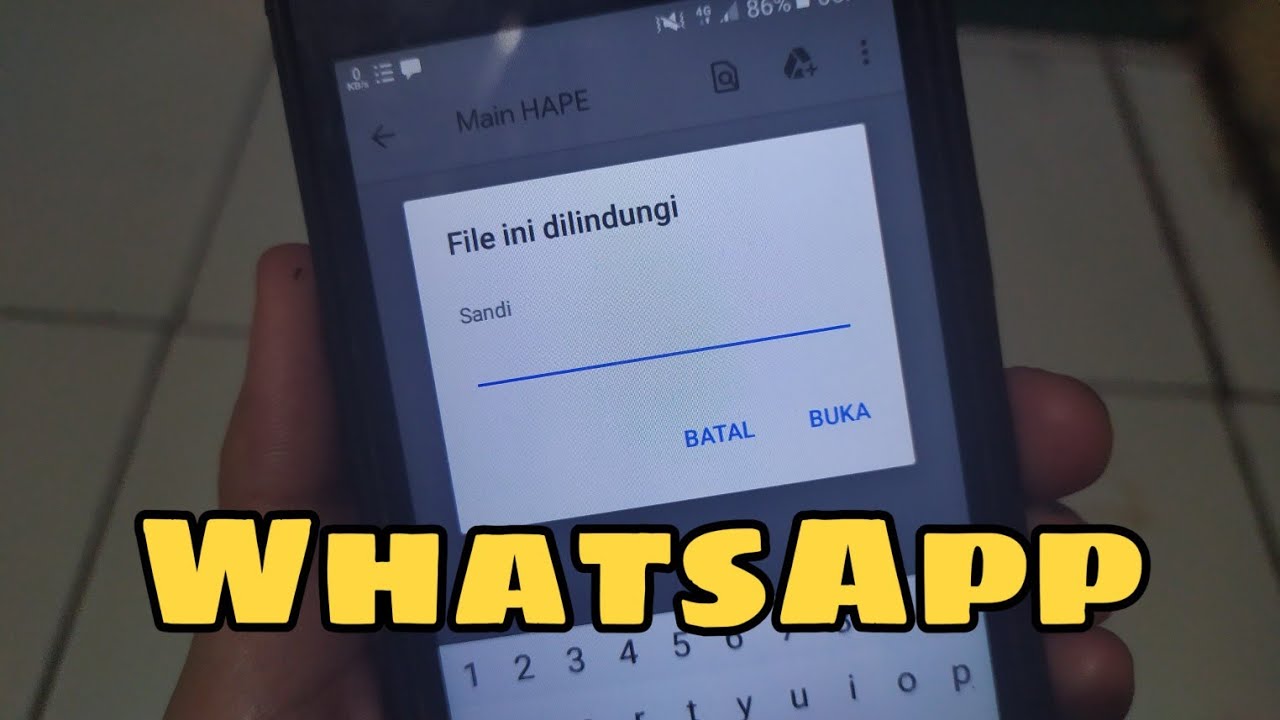 Cara mengunci foto WhatsApp 