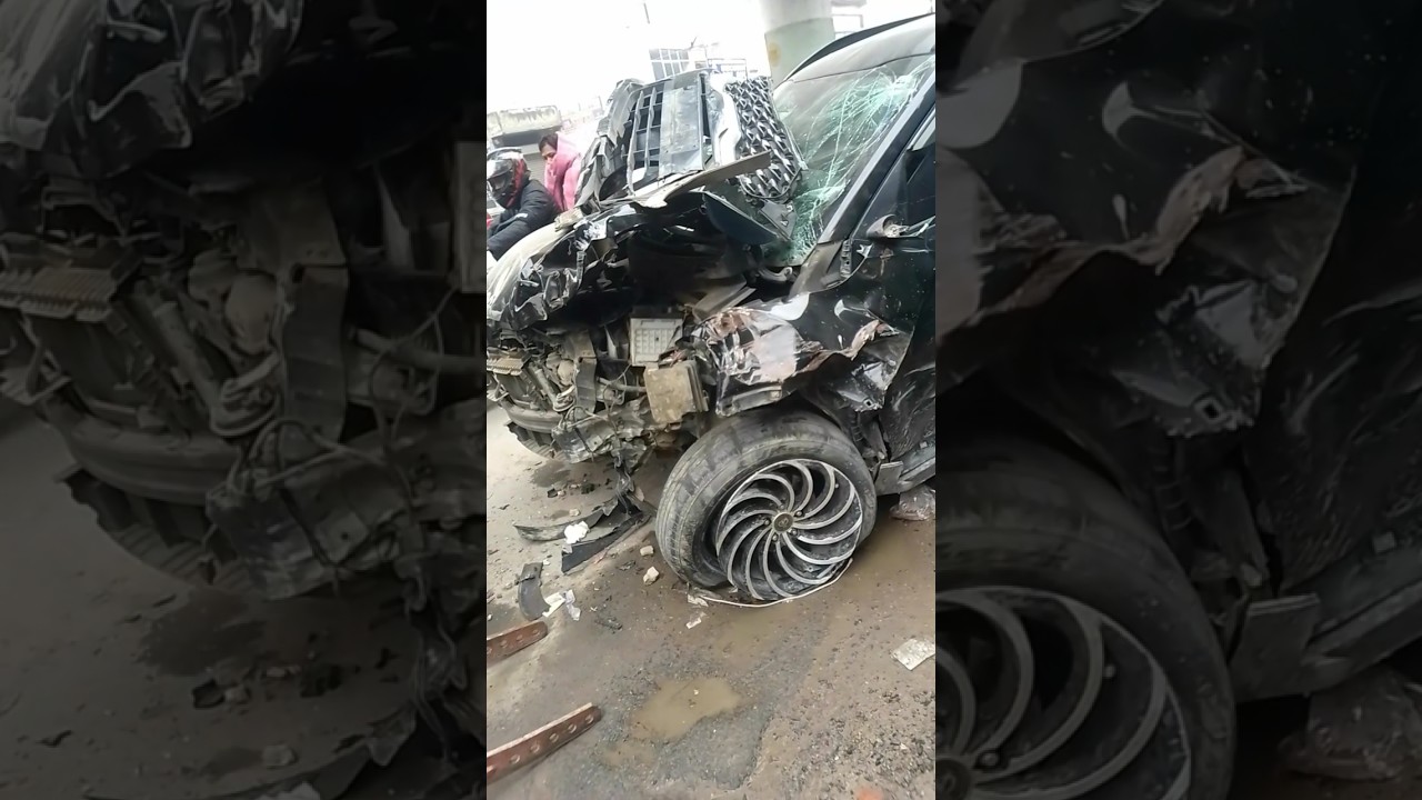 Today car accident delhi 🥺 