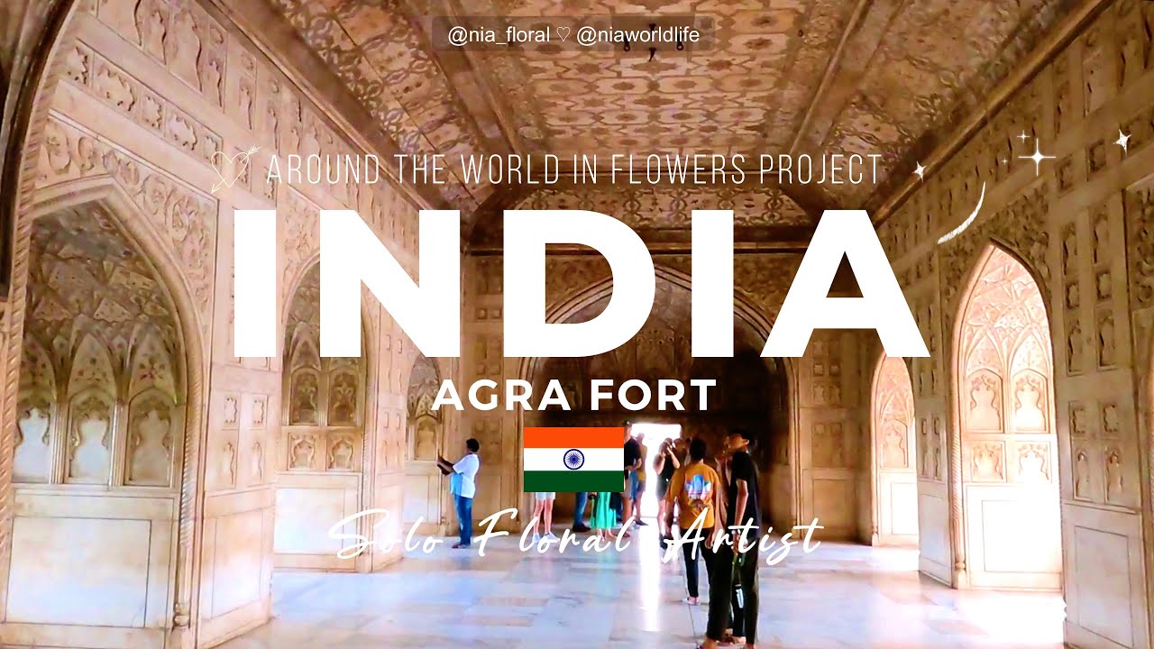 【最終話】インド🇮🇳アグラ城で涙腺崩壊😭シャージャハンとムガル帝国の歴史を紹介しながら巡るAgra Fort Guide🏰 地元スーパーでチャイShopping🛍️インド人が好きになるラスト5分🌟