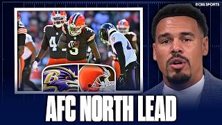 Browns take AFC North lead on game-winning field goal vs Lamar-less Ravens