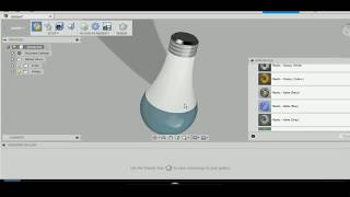Auto desk fusion 360 Making of a bulb screenshot 5