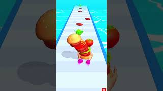 🎮 Title:Burger Run Game Level 2 Gameplay 🍔🔥 | Tomato Collect Challenge | Fun Mobile Game