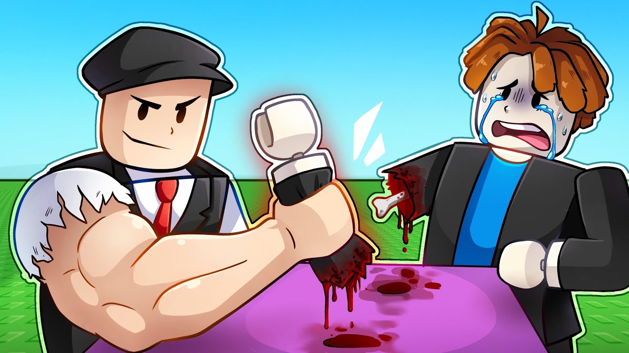 SIMULADOR de LUCHA de BRAZOS en ROBLOX!
