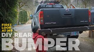 I m working on a DIY rear bumper for my Nissan Frontier
