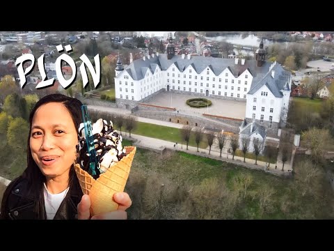 Best Ice Cream place in North Germany - Plön! Castle bonus drone tour ;).