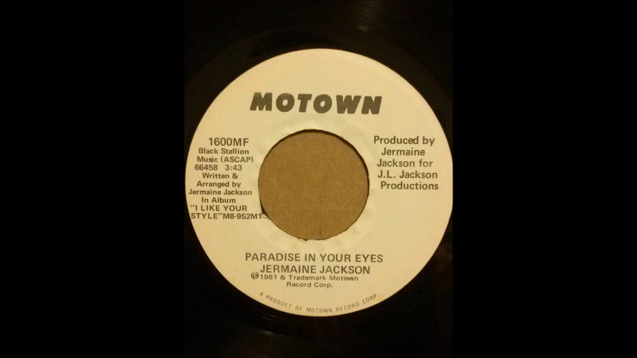 JERMAINE JACKSON ♪PARADISE IN YOUR EYES♪ YouTube