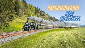 Dampflok geht in den Ruhestand | Bayerische S3/6 3673 auf ihrer letzten großen Fahrt!