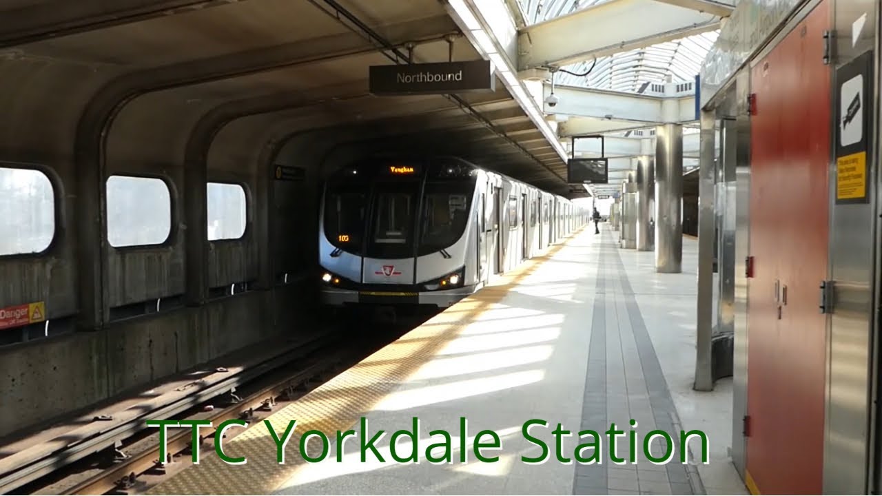 New Elevator at Yorkdale Subway Station Plus a Ride in Toronto Ontario 02/13/2022