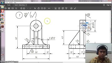 Roller Bracket Part nomor 1 (bracket)