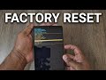 How to factory reset a Lenovo Tablet