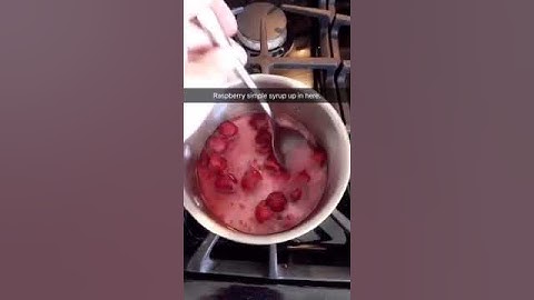 Raspberry Simple Syrup