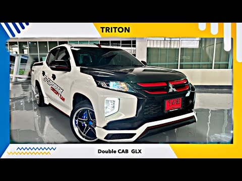 รีวิว Triton Double Cab GLX 2023 สี่ประตูเตี้ยแต่งจัด สีขาว ราคาซื้อสดพร้อมแต่งเต็มสุดๆ 692,000 บาท!