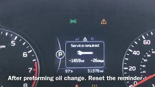 Kia Optima reset service reminder Kia Optima Service Light Reset 2011