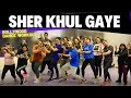 Sher khul gaye  fighter  hrithik roshan  deepika  bollywood workout  fitness dance with rahul