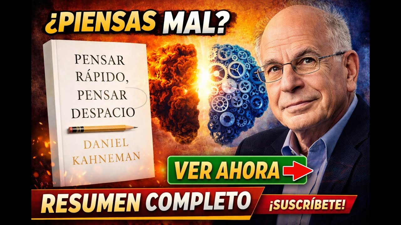 Pensar Rápido, Pensar Despacio de Daniel Kahneman Resumen Completo Para Tomar Mejores Decisiones