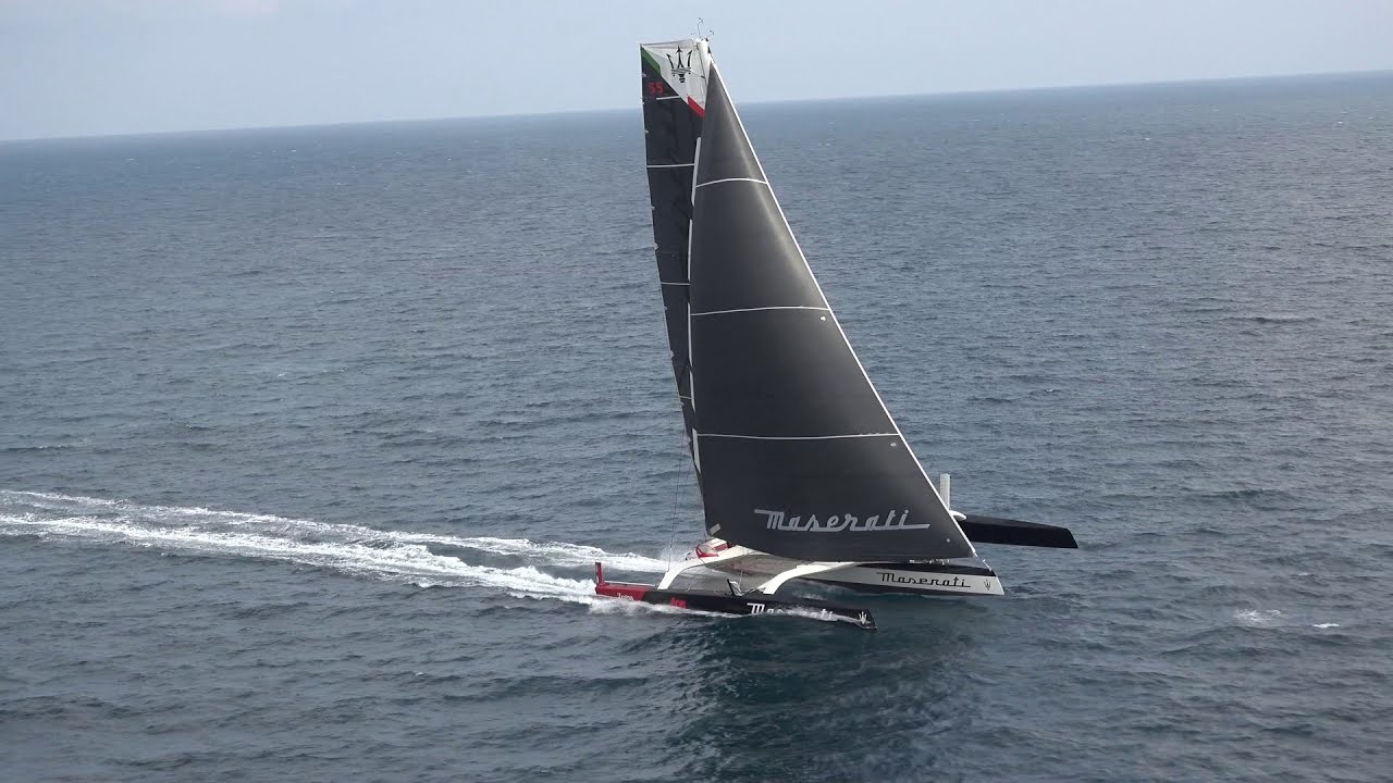 Maserati Multi 70 - Allenamenti in Mediterraneo
