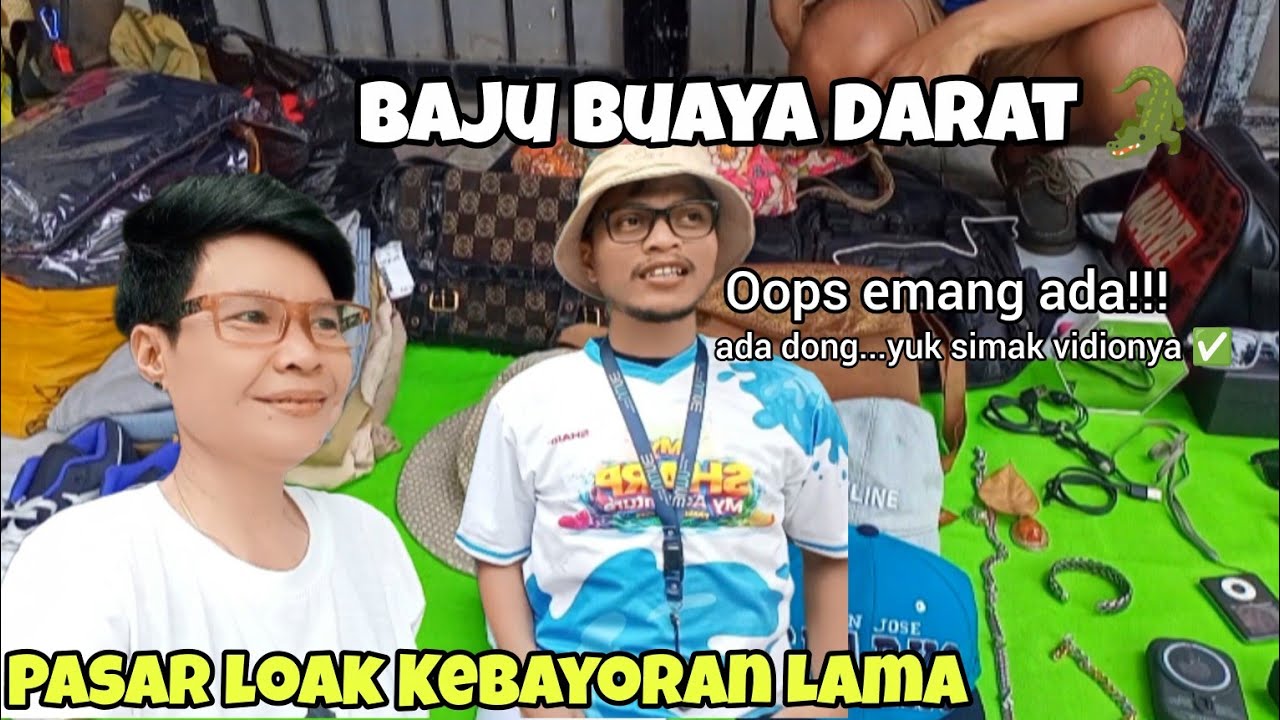 BAJU BRANDED-HODDY LACOSTE🐊 TOPI RIMBA, TAS LAPTOP KACAMATA TOMY ‼️Pasar Loak Kebayoran Lama 