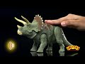 Jurassic World Dominion: Roar Strikers Triceratops Dinosaur Figure - Smyths Toys