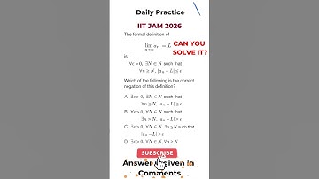 IIT JAM 2026 Real Analysis PYQ | #IITJAM2026 #RealAnalysis