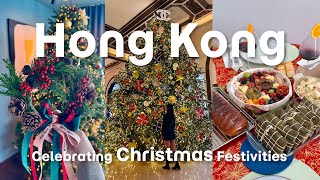 Christmas in Hong Kong 2025 | Stunning Lights, Festive Food, Live Music | Rosewood & Peninsula Hotel